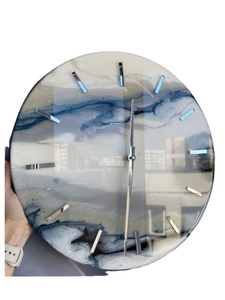 Reloj de pared de resina epoxi TRULY, diseño moderno, funciona con pilas, boda, decoración del hogar, tamaño personalizado, calidad hecha a mano - Product Image 4