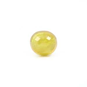Natural Yellow Sapphire 5.9 Carat Oval Cut Loose Gemstone for Fine Jewelry - Product Image 2