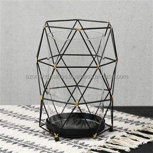 Wholesale Premium Handmade Metal Iron Candle Holder Geometric Design for Christmas Wedding Decorations - Product Image 6