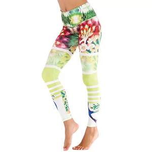 Trendy Lightweight Non Fading Vibrant <b>Pattern</b> Sublimation Fit <b>Leggings</b> for Women Sporty Comfortable High Waisted Apparel - Product Image 1