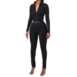 Conjunto Deportivo Informal para Mujer, Venta de Fábrica con Logotipo Personalizado, Conjunto Deportivo Personalizado para Mujer para Venta en Línea - Product Image 6