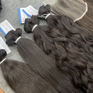 ผมต่อแบบเวฟสีน้ำตาลธรรมชาติ กำลังเป็นที่นิยม ผมเวียดนามแท้ 100% แบบเป็นมัด หนาทั้งเส้น ปลายหนาอย่างดี คุณภาพสูง มีสินค้าพร้อมส่ง - Product Image 3