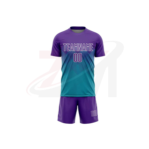 Conjunto de Uniforme de Fútbol, Camiseta, Pantalones Cortos y Calcetines de Secado Rápido, Kit Personalizado para Partidos de Equipo, Uniforme de Fútbol al por Mayor, Camiseta Sublimada Personalizada - Product Image 2