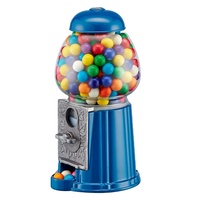 Distributeur de bonbons manuel Kwang Hsieh 9 pouces en métal, mini machine à bonbons à monnayeur, qualité alimentaire, avec support en anglais pour usage domestique et professionnel