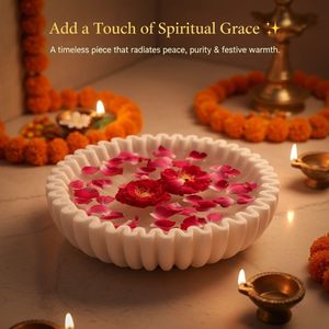 Cuenco artesanal de mármol natural, accesorio decorativo para la mesa, elegante centro de mesa, cuenco de piedra, diseño atemporal - Product Image 2