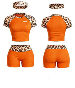 2026 Active Wear Set Polka Dot Printing Women Outfits <b>Workout</b> Women Set Jogger Yoga <b>Jacket</b> Leggings Tracksuit Set - Product Image 2