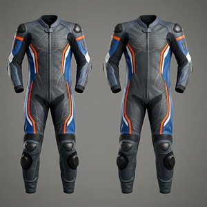Traje de Motociclismo Profesional de Cuero Transpirable para Todo el Cuerpo, con Armadura Aprobada por la CE, Equipo de Seguridad para Motociclistas de una Pieza - Product Image 4