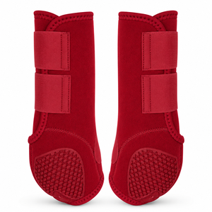 Botas de Neopreno para Caballos, Protectores de Patas Equinas de Primera Calidad para Entrenamiento Deportivo, Equitación, Carreras, Salto y Uso Diario en la Establa - Product Image 3