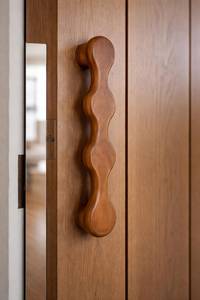 Manijas Modernas de Madera para Puertas, Tiradores de Madera Maciza para Gabinetes, Herrajes para Puertas Interiores, Tamaño Personalizado, Venta al por Mayor OEM, Directo de Fábrica para el Hogar - Product Image 4