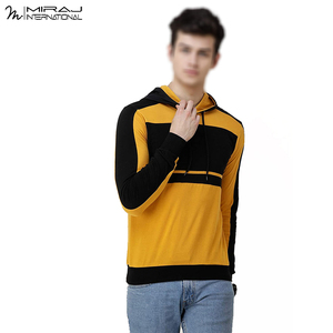 Sweat-shirts à capuche pour hommes, style pull, avec logo personnalisé, broderie et patch, manches amovibles, pour l'hiver, vente en gros - Product Image 1