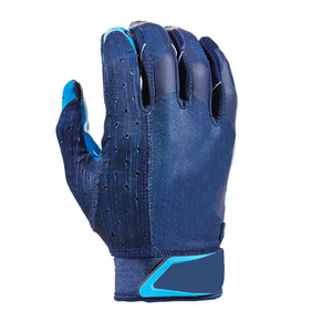<b>Full</b> Finger Football Gloves Blue Camo Print Non <b>Slip</b> Outdoor Sports Gloves Unisex All Seasons Hook And Loop Closure - Product Image 3