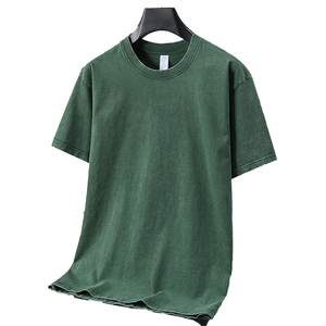 T-shirt unisexe vintage en coton 100% 260 g/m² pour usage quotidien, délavé à la pierre, à manches courtes et col rond, pour hommes et femmes - Product Image 4