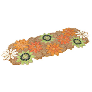 Needlework Embroidery Beaded Table Runner for Tabletop and Kitchen Home Decor Mat Top Quality Product at Very Low Price - Product Image 4