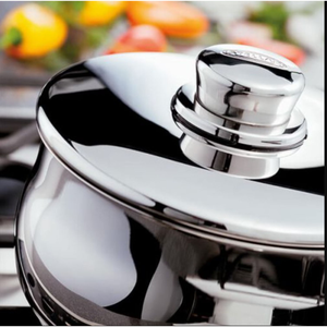 Mirror Polished Stainless Steel Casserole <b>Pots</b> <b>Set</b> with Lid Made in India Metal Casserole Dish Storage Large Bowls with Handle - Product Image 5