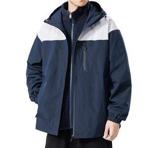 OEM Custom Unisex Summer <b>Waterproof</b> Hooded Soft Shell Safari <b>Jacket</b> Stretch Microfleece Zipper Adjustable Waist Breathable <b>Thin</b> - Product Image 1