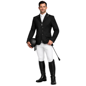Veste de concours équestre personnalisée OEM - Blazer d'équitation respirant - Manteau de concours professionnel pour le dressage et le saut d'obstacles - Product Image 5