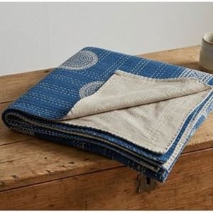 Boho Cotton Sanganer Kantha Queen Size <b>Throw</b> Hand Block Printed <b>Large</b> Width Handmade Indian Quilt Bedroom Home Textile Wholesale - Product Image 5