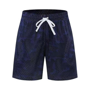 Custom Logo Drawstring Side <b>Zipper</b> Pockets Men Jogger <b>Shorts</b> Fitness Sports Running Training Breathable Nylon Men's Gym <b>Shorts</b> - Product Image 1