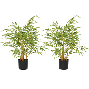 Mini-herbe de <span class=keywords><strong>bambou</strong></span> artificielle ultra-réaliste <span class=keywords><strong>en</strong></span> <span class=keywords><strong>pot</strong></span> - Fausses plantes vertes <span class=keywords><strong>en</strong></span> jade pour l'aménagement de petits espaces et la décoration de table - Product Image 6