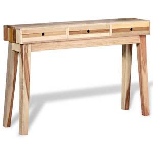 Mesa Consola de Madera Reciclada Beige Medio - Product Image 1