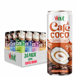 Agua de Coco 100% Natural VINUT 300, 330 ml x 24 Latas, Envase a Granel - Product Image 1