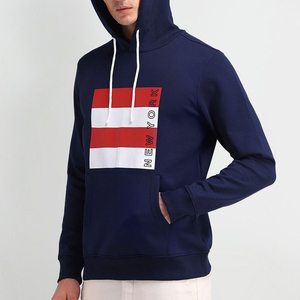 Sudadera con Capucha Extra Grande para Hombre, Personalizada, de Algodón 100% Grueso, Estilo Urbano de Invierno, con Logotipo Estampado y Bolsillo - Product Image 4