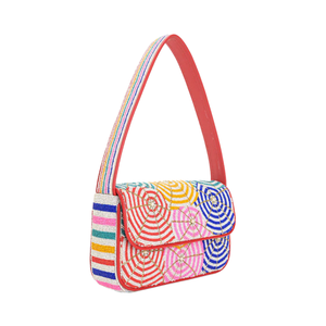 Sac à main de soirée pour femme indienne, imprimé animal, coton, bohème, fait à la main, perles, fermeture magnétique, cadeau - Product Image 1