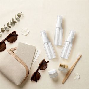 <b>Spray</b> <b>Bottle</b> Round PET 25ml Clear <b>Plastic</b> Fine Mist Sprayer for Toner Perfume Skin Care Cosmetic Packaging Factory Vietnam - Product Image 2