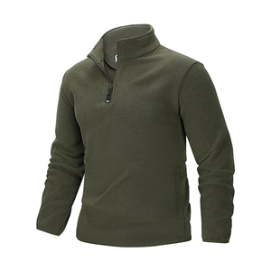 Chaqueta de Forro Polar Gris Oscuro para Hombre, con Cierre Completo, Cuello Alto, de Alta Calidad, para Uso Diario, Transpirable, Tejida, Fabricada por un Fabricante de Ropa Exterior - Product Image 5