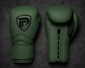 Dumela International Professional Portable Matte Green <b>Boxing</b> Gloves Genuine Leather Customized Packaging High Quality Training - Product Image 2