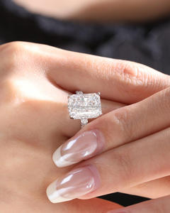 Certificado IGI aprobado 14K oro mujer compromiso CVD VVS DEF todas las formas corte laboratorio cultivado diamante anillo personalizado - Product Image 3