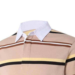 Camisetas Polo de Rugby con Cuello a Rayas Blancas Transpirables al por Mayor 2025, Jersey de Manga Larga para Hombre, Camisetas Polo de la Mejor Calidad en Varios Colores - Product Image 5
