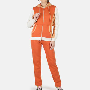 Survêtement en coton et polyester coupe-vent, dernier design, logo personnalisé, taille plus, pour femmes - Product Image 1
