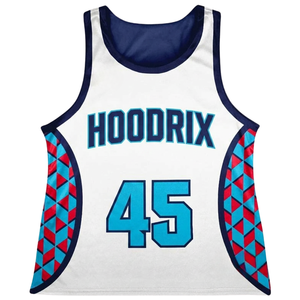 Womens Sublimation Lacrosse Pinnies Slim Fit Sublimation Lacrosse Pinnies College Tournament Match Sportswear Tank <b>Top</b> - Product Image 2