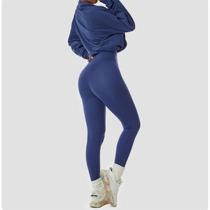 WomenHalf-Zip Sweatshirt Set Solid Color Loose Fit Full Sleeve Casual Athletic Wear for Autumn for Fitness Walking and Lounge - Product Image 5