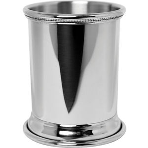 Coupe à Julep en cuivre durable avec détails perlés élégants et base sur pied classique pour servir les cocktails Moscow Mule avec style - Product Image 5