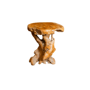 Mesa de Centro ARTERRA Única, Hecha a Mano con Raíz de Teca Rústica, Estilo Antiguo, Mueble Duradero para Sala de Estar - Product Image 1