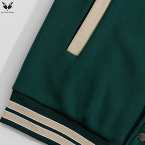Buen Proveedor con Impresión de Logotipo Propio, Servicio OEM ODM 2026, Chaquetas Varsity de Béisbol Casuales de Primera Calidad para Venta al Por Mayor - Product Image 4