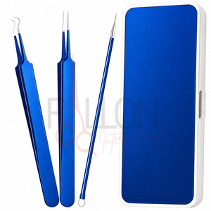 Professional Eyelash Tweezer Stainless Steel Facial Tweezers Blackhead <b>Ingrown</b> <b>Hair</b> <b>Remover</b> Extraction <b>Tools</b> - Product Image 3