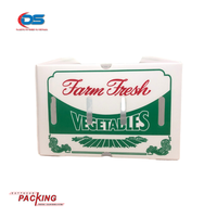 DAT THUAN Boîtes en plastique ondulé PP de haute qualité et durables, personnalisables OEM, bacs de stockage de légumes écologiques, exportation UE