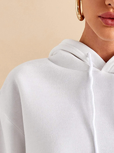 Sudadera con Capucha Unisex Personalizada de Invierno, Oversize, de Algodón Grueso, Felpa Francesa, Ecológica, con Estampado, Estilo Crop Top - Product Image 5