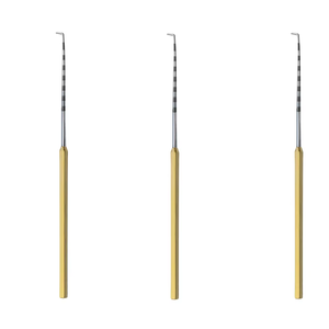 Gancho nervial de acero inoxidable de 23.5 cm, ligeramente maleable, retractor con graduación manual, fuente de alimentación metálica, CE, de Grip Surgical - Product Image 1