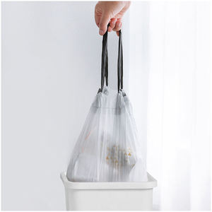 Wholesale OEM Biodegradable PLA Drawstring Trash Bags 13 Gallon With Lavender Scent Leakproof <b>For</b> Kitchen <b>Bathroom</b> Office Use - Product Image 4