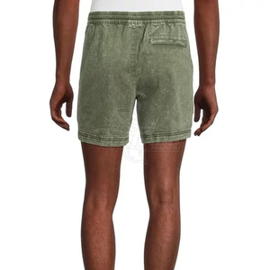Chemise légère délavée à l'acide pour homme, taille élastique, style streetwear, avec taille et design personnalisés, prix abordable, OEM - Product Image 4