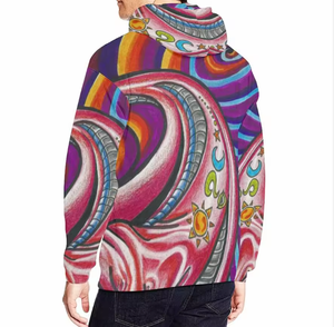 Sweat à capuche pour homme très demandé - Style Hip Hop - 100% coton molletonné - Impression numérique - Design personnalisé - Product Image 6