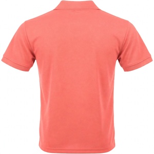 TRIARROW EXPORTS Men Short Sleeve 100% Cotton for <b>Shirt</b> Casual Solid Summer <b>Peach</b> Coral Eco-Friendly 220g Comfort Breathable - Product Image 2