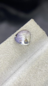 Piedra de Tanzanita Sirena Natural Certificada, Sin Calentar, de Color Bio, Corte en Forma de Corazón, Zoisita Natural, 2.03 Quilates, Limpia con Lupa - Product Image 6