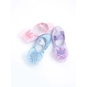 OZKIZ Korean Premium Indoor <b>Soft</b> Ballet <b>Shoes</b> for Kids Girls 2-7 Years All Season Children Fashion Wholesale - Product Image 1