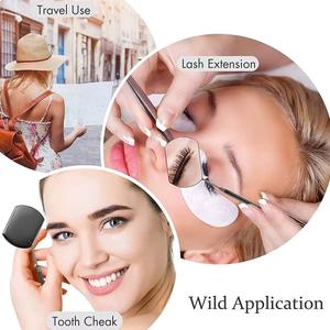 Wall Mounted <b>Magnifying</b> Makeup <b>Mirror</b> with Long Handle and Powder Matte Finish for Eye Makeup Application - Product Image 6