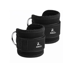 สายรัดข้อเท้าหนังพร้อมโลโก้แบบกำหนดเอง ปรับได้ ไม่ลื่น หัวเข็มขัดแบบปรับได้ เป็นมิตรกับสิ่งแวดล้อม ระบายอากาศได้ดี อุปกรณ์เสริมสำหรับออกกำลังกายและฟิตเนส - Product Image 1